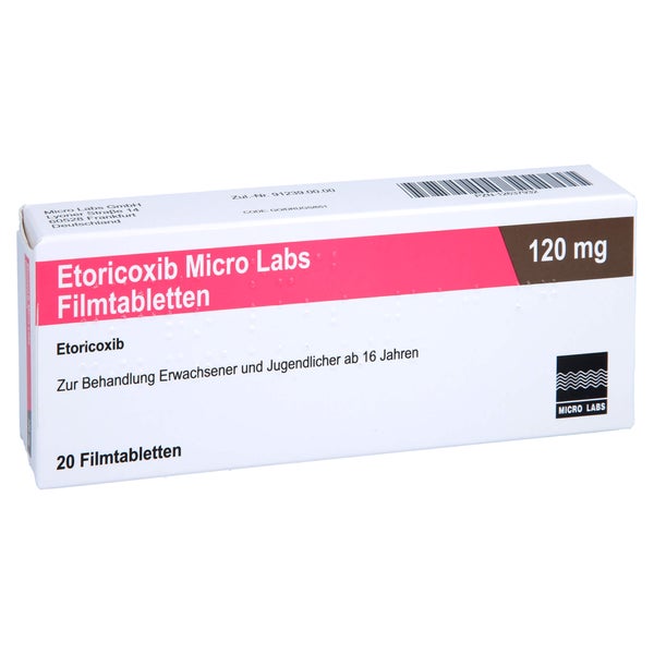 ETORICOXIB Micro Labs 120 mg Filmtabletten 20 St
