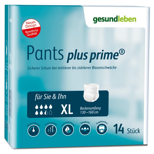 Gesund Leben Pants plus prime Gr.XL 14 St