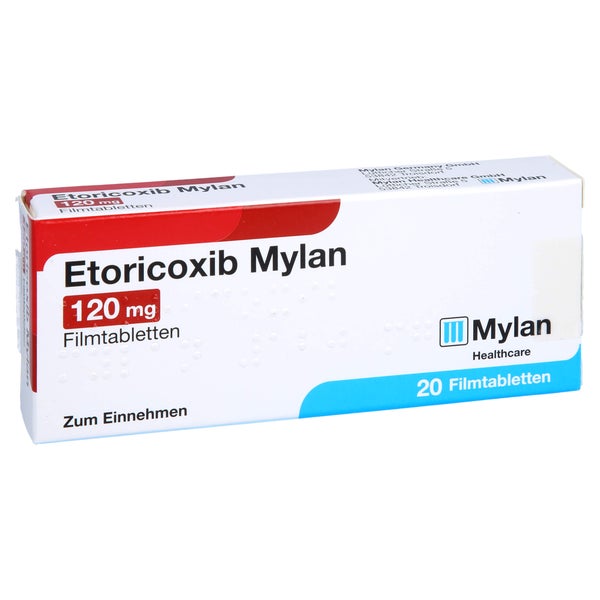 Etoricoxib Mylan 120 mg Filmtabletten 20 St