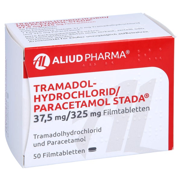 TRAMADOLHYDR./Paracetamol STADA 37,5mg/325mg ALIUD 50 St