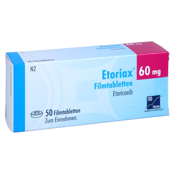 Etoriax 60 mg Filmtabletten 50 St