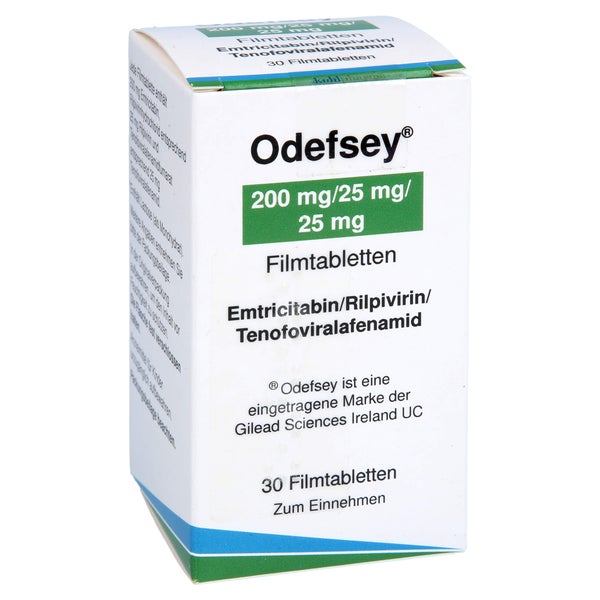 ODEFSEY 200 mg/25 mg/25 mg Filmtabletten 30 St