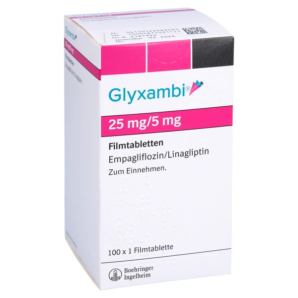 Glyxambi 25 mg/5 mg Filmtabletten 100 St