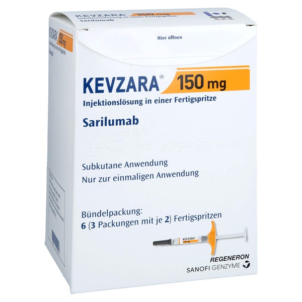 KEVZARA 150 mg Injektionslösung i.e.Fertigspritze 6 St