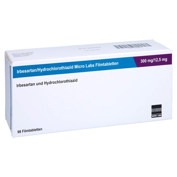 IRBESARTAN/Hydrochlorothiazid Micro Labs 300/12,5 98 St