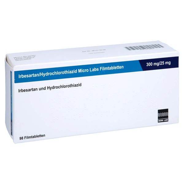 IRBESARTAN/Hydrochlorothiazid Micro Labs 300/25mg 98 St