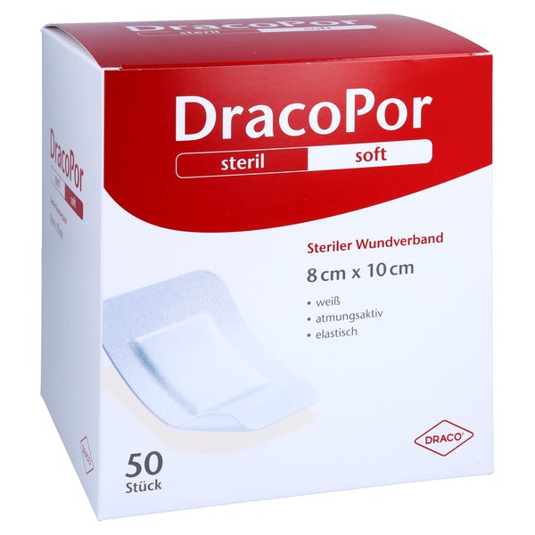 Dracopor Wundverband 8x10 cm steril 50 St