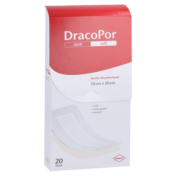 Dracopor Wundverband 10x20 cm steril 20 St