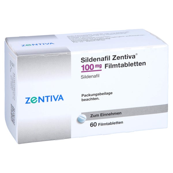 Sildenafil Zentiva 100 mg Filmtabletten 60 St