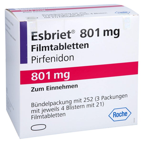 Esbriet 801 mg Filmtabletten 252 St