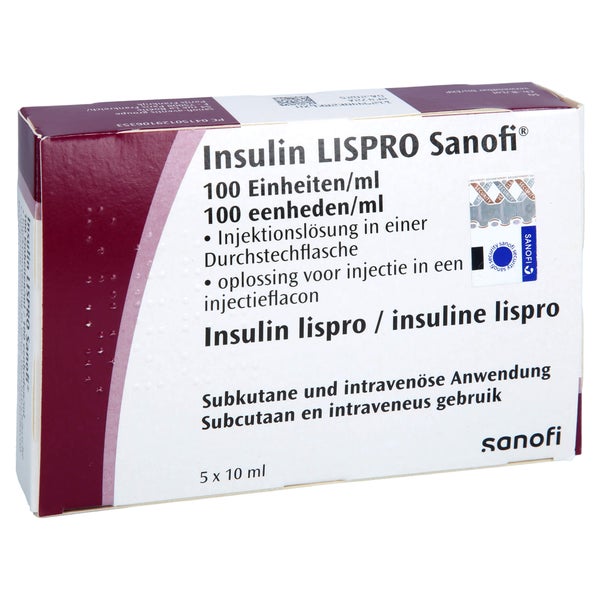 INSULIN LISPRO Sanofi 100 E/ml Durchstechflasche 5X10 ml 5X10 ml