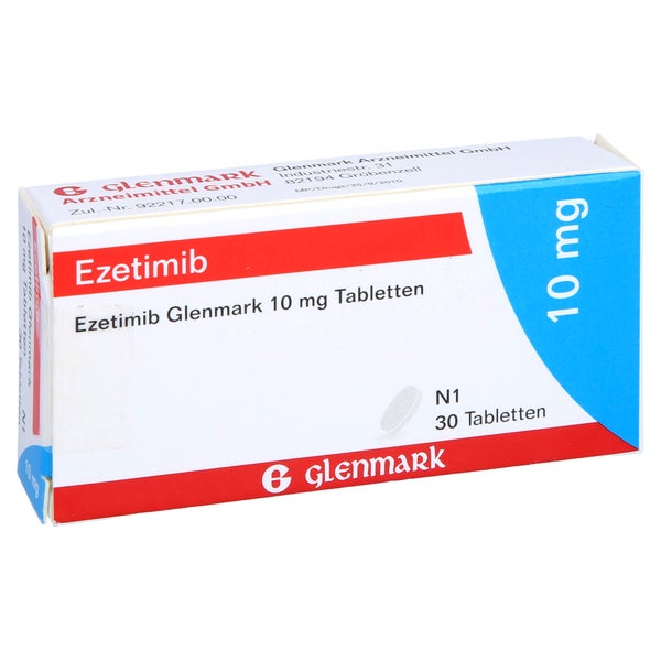 Ezetimib Glenmark 10 mg Tabletten 30 St