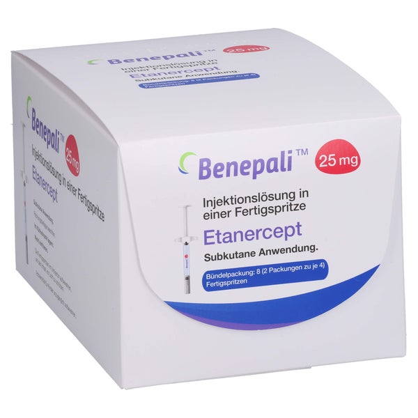 BENEPALI 25 mg Fertigspritze mit Injektionslsg. 8 St