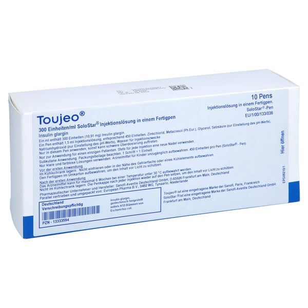 TOUJEO 300 E/ml SoloStar Inj.-Lsg.i.e.Fertigpen 10X1,5 ml