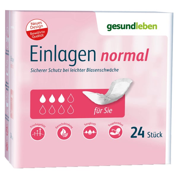 Gesund Leben Einlagen normal 6X24 St