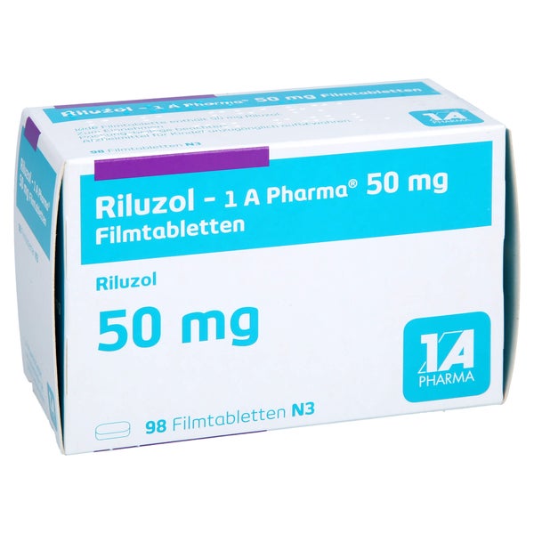Riluzol-1a Pharma 50 mg Filmtabletten 98 St