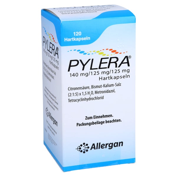 Pylera 140 Mg/125 mg/125 mg Hartkapseln 120 St