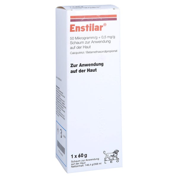 ENSTILAR 50 µg/g + 0,5 mg/g Schaum z.Anw.a.d.Haut 60 g