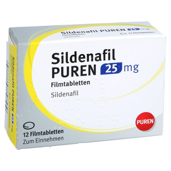 Sildenafil Puren 25 mg Filmtabletten 12 St
