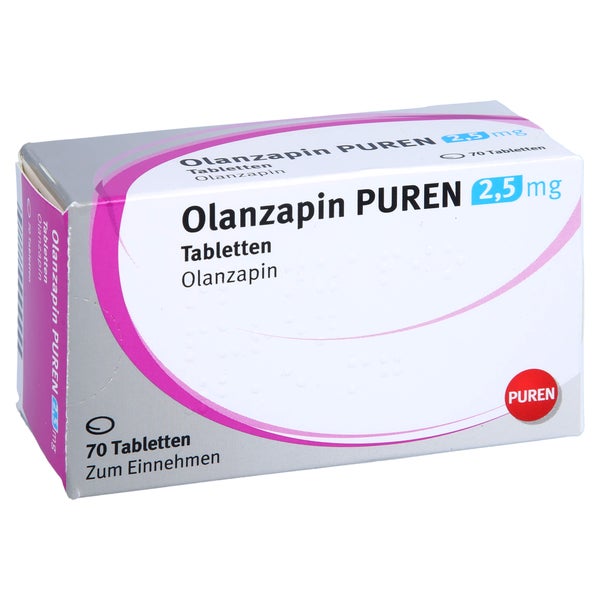 Olanzapin Puren 2,5 mg Tabletten 70 St