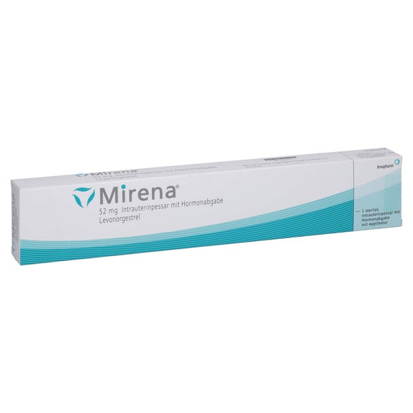 MIRENA 52 mg Intrauterinpessar mit Hormonabgabe 1 St