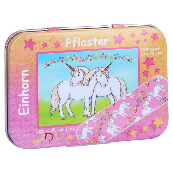 Kinderpflaster Einhorn Dose 20 St