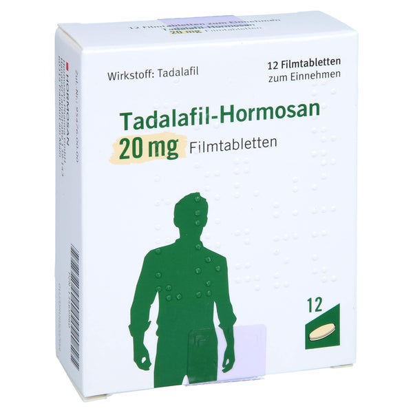 Tadalafil-hormosan 20 mg Filmtabletten 12 St