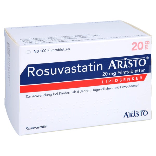 Rosuvastatin Aristo 20 mg Filmtabletten 100 St