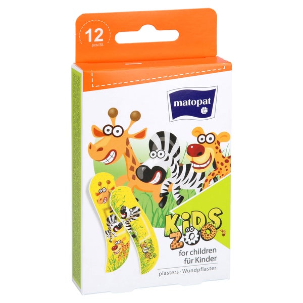 Pflasterset KIDS ZOO Kinderpflaster 19x7 12 St
