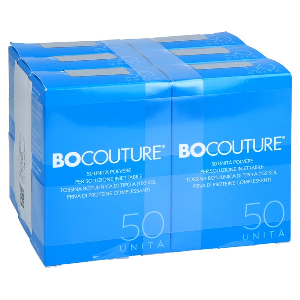 BOCOUTURE 50 Einheiten Pulver z.Herst.e.Inj.-Lsg. 6 St