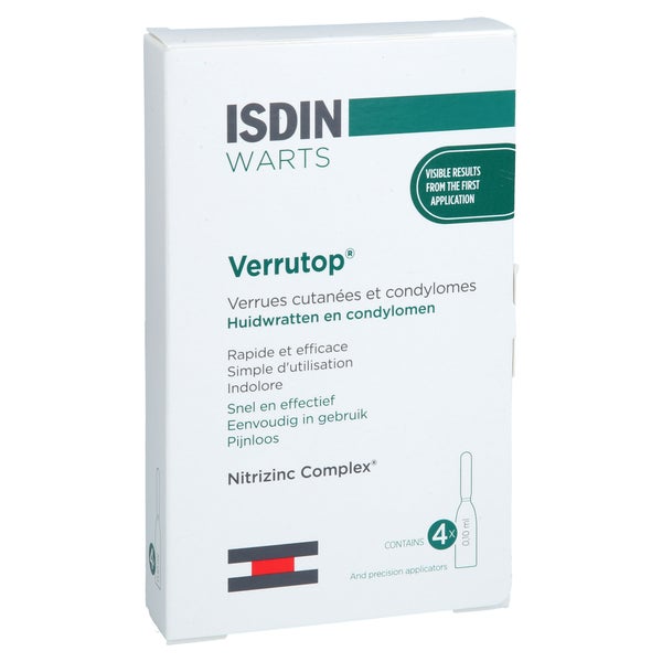 Isdin Verrutop Warzen Ampullen 4X0,1 ml
