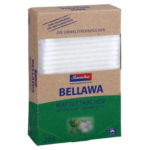 Bellawa Natural Wattestäbchen 200 St