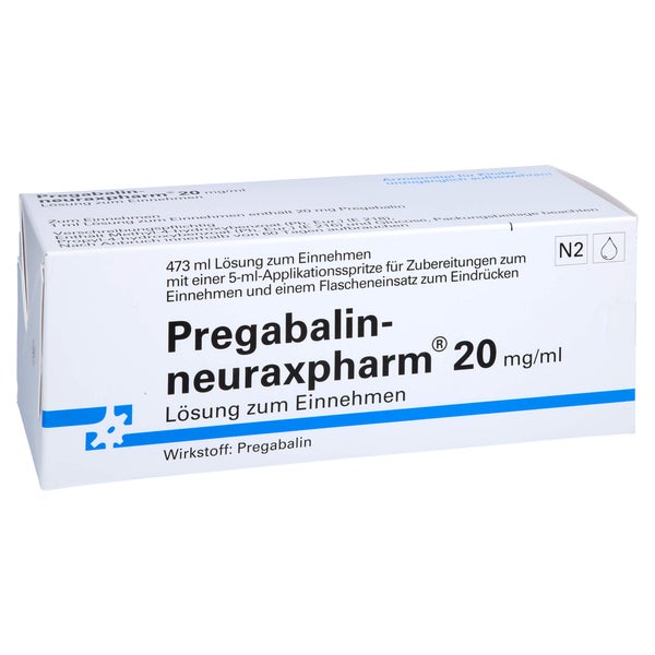 PREGABALIN-neuraxpharm 20 mg/ml Lsg.z.Einnehmen 473 ml