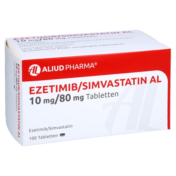 EZETIMIB/Simvastatin AL 10 mg/80 mg Tabletten 100 St