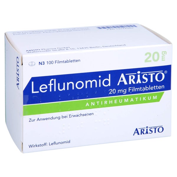 Leflunomid Aristo 20 mg Filmtabletten 100 St