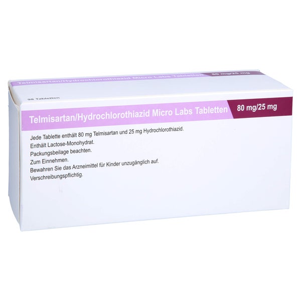TELMISARTAN/HCT Micro Labs 80 mg/25 mg Tabletten 98 St