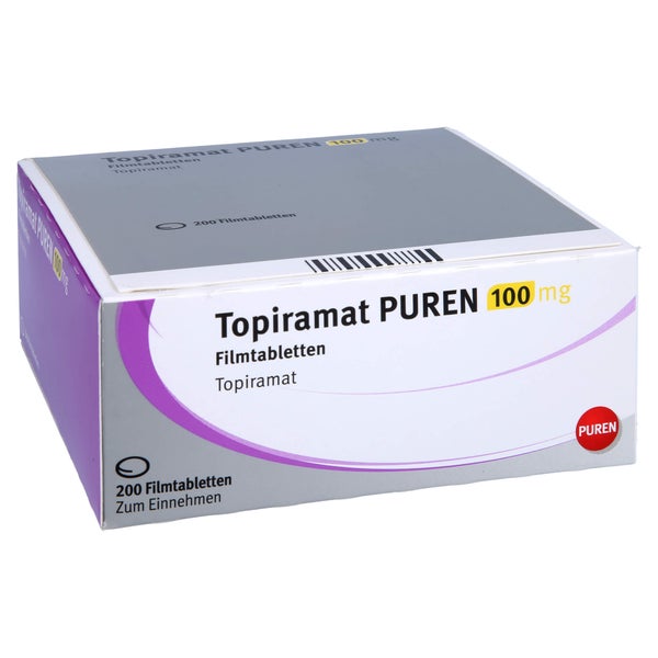 Topiramat Puren 100 mg Filmtabletten 200 St