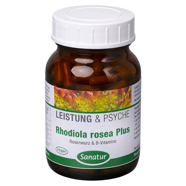 Rhodiola Rosea Plus B-Vitamine Kapseln 180 St