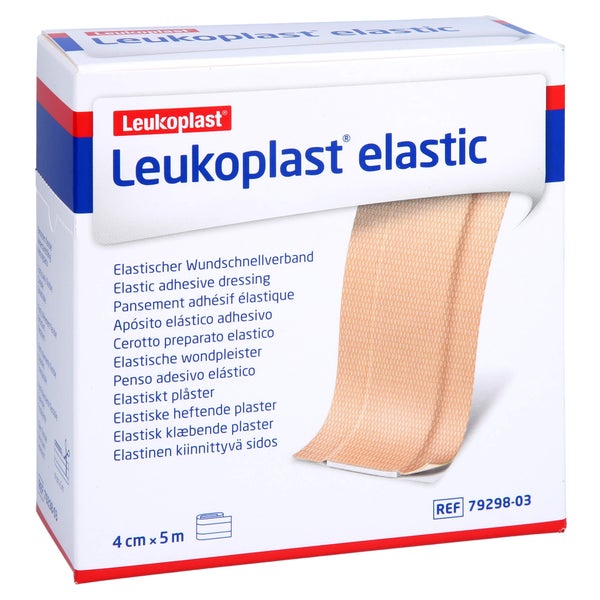 Leukoplast Elastic Pflaster 4 cmx5 m Rol 1 St