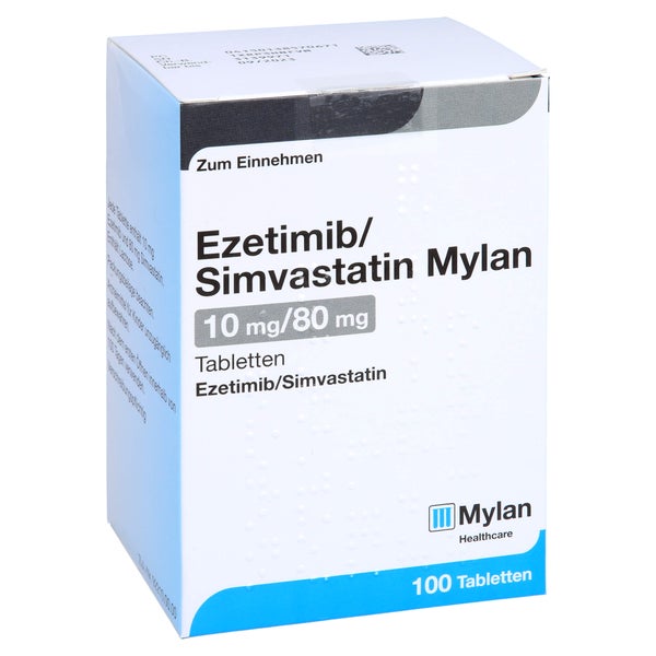 EZETIMIB/Simvastatin Mylan 10 mg/80 mg Tabletten 100 St