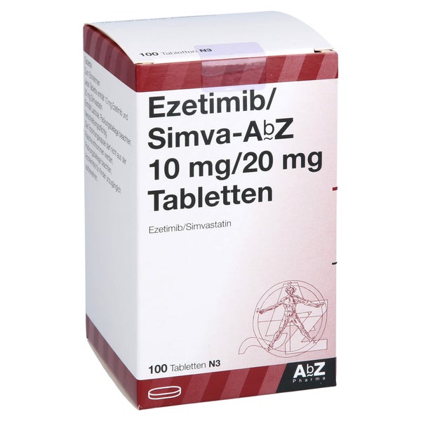 EZETIMIB/Simva AbZ 10 mg/20 mg Tabletten 100 St