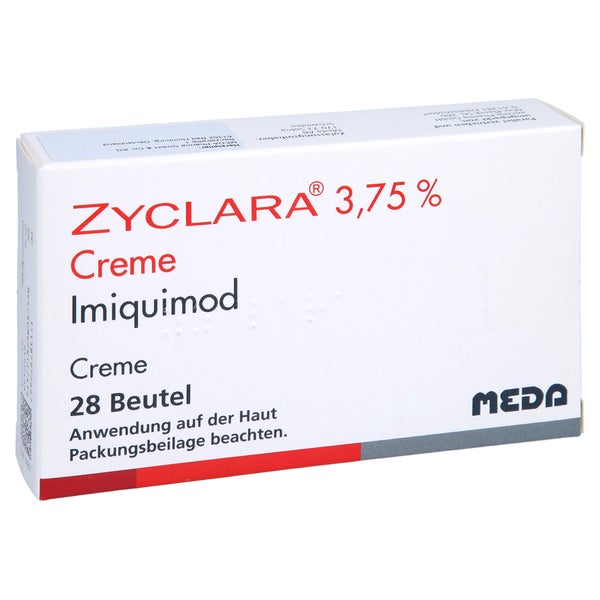 Zyclara 3,75% Creme Sachets 28 St