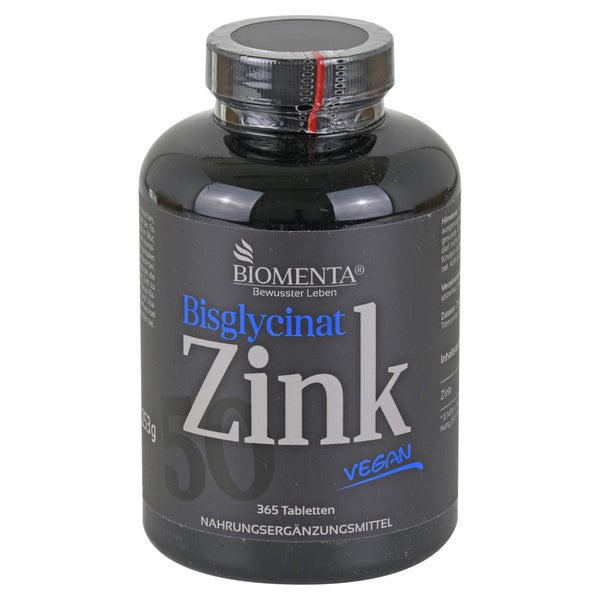 Biomenta Zink 50 vegan 25 mg je 1/2 Tabl 365 St