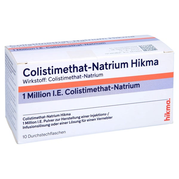 COLISTIMETHAT-Natrium Hikma 1 Mio I.E. Inj/Inf/Inh 10 St