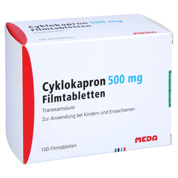 Cyklokapron 500 mg Filmtabletten 100 St