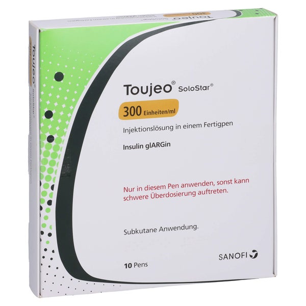 TOUJEO 300 E/ml SoloStar Inj.-Lsg.i.e.Fertigpen 10X1,5 ml