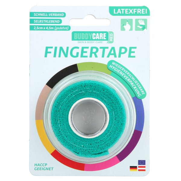 Fingertape Latexfrei Buddycare MED grün 1 St