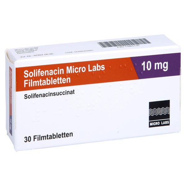 SOLIFENACIN Micro Labs 10 mg Filmtabletten 30 St