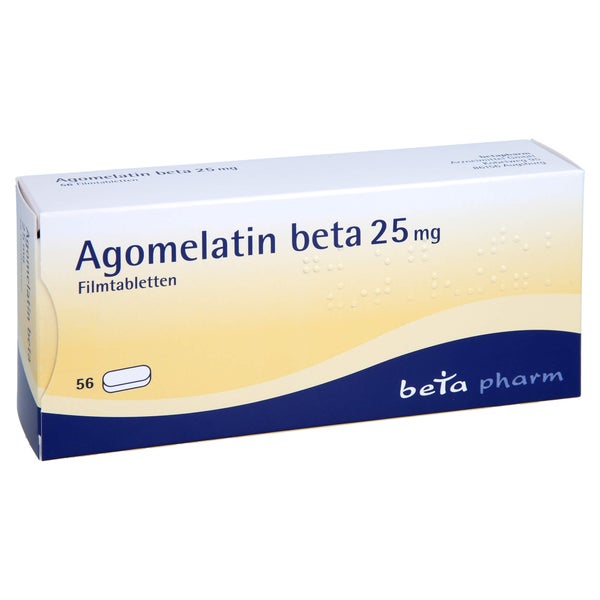 Agomelatin beta 25 mg Filmtabletten 56 St