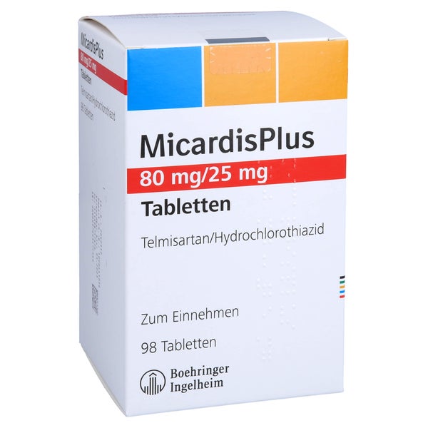 Micardisplus 80 Mg/25 mg Tabletten 98 St